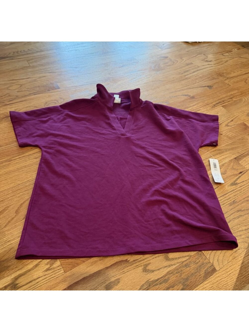 CHICO'S WOMEN PLUM PURPLE SHIRT NEW SIZE 1 US 8/10